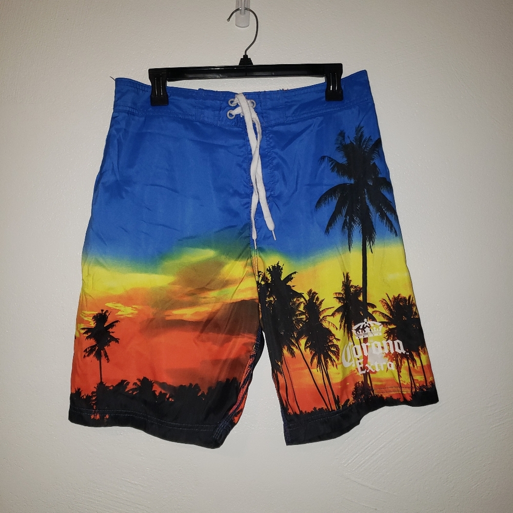Corona Extra Men Lined Swim Trunks Size L